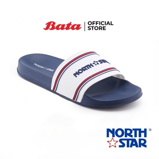 Bata บาจา North Star รองเท้าแตะแบบสวม น้ำหนักเบา สวมใส่ง่าย สำหรับผู้ชาย รุ่น NASH สีดำ 8616608 สีขาว 8611608 สีกรมท่า 8619608