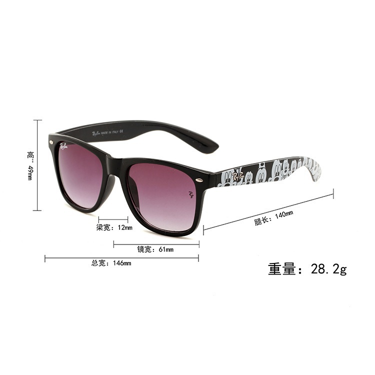 แว ่ นกันแดด Ray Ban RB2143 Mickey ปี 2022 สําหรับผู ้ ชายและผู ้ หญิง ...
