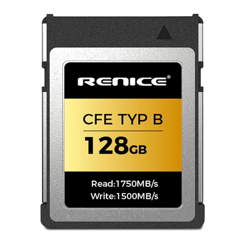 RENICE 128GB CFexpress Type B memory card pSLC series Continuous read
