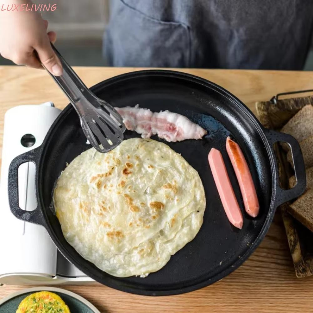 Luxeliving Skillet Pan, Dual Handles Deeped Pancake Pan, Chicken ...