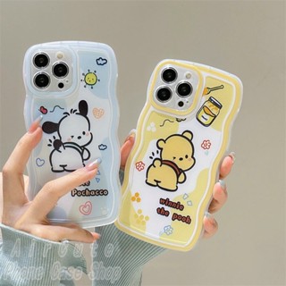 เคส Samsung A14 A13 A12 M12 A11 M11 A04 A04S A03 A03S A02 A02S A73 A72 A53 A52 A52S A51 A50 A50S A33 A32 A30 A30S A23 A22 A20 A20S A21S Cartoon Flower Bear Wave Soft Case