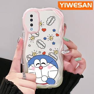 เคสโทรศัพท์มือถือ ซิลิโคนนุ่ม ใส กันกระแทก ลายการ์ตูนโดราเอมอน สําหรับ Samsung galaxy A50 A50s A30s A51 M40s A52 A52s 5G