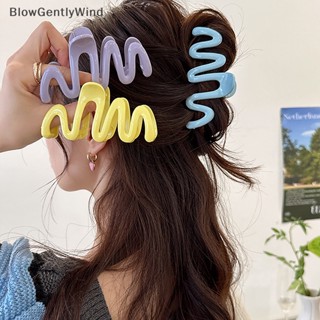 Blowgentlywind ใหม่ กิ๊บติดผม เจลลี่ คลื่น ที่มีสีสัน ออกแบบแฟชั่น เกาหลี หวาน เรียบง่าย ไม่สม่ําเสมอ กิ๊บติดผม ที่คาดผม ขายส่ง BGW