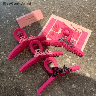 Blowgentlywind กิ๊บติดผม รูปตัวอักษร ฉลาม ดอกกุหลาบ สีแดง สไตล์มินิมอล สําหรับผู้หญิง BGW