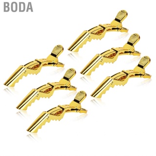 Boda 6pcs Electroplating Hair  Professional Home Salon Duckbill Styling ZMN