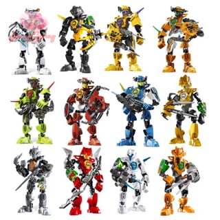 Amongspring&gt; ของเล่นโมเดลหุ่นยนต์ Star warrior soldier bionicle hero factory