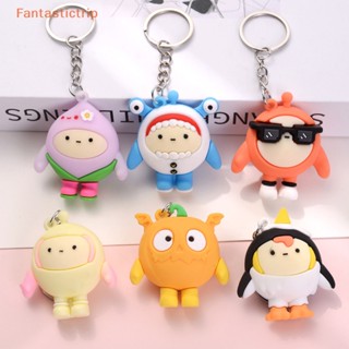 Fantastictrip พวงกุญแจซิลิโคน จี้ตุ๊กตาการ์ตูนอนิเมะน่ารัก แฟชั่นสําหรับผู้หญิง
