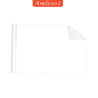 [Amleso1] สติกเกอร์กระดานไวท์บอร์ด กระดาษวอลเปเปอร์ ไม่เสียหาย สําหรับห้องครัว ตู้เย็น