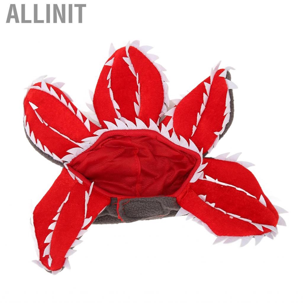 allinit-pets-halloween-man-eater-flower-hat-adjustable-comfortable-breathable-cute-horror-pet-for-par