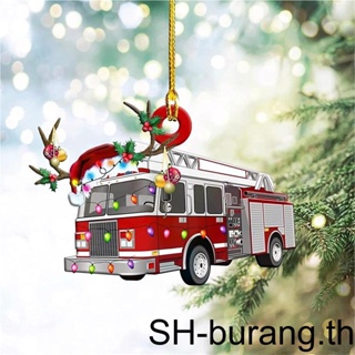 【Buran】จี้ต้นคริสต์มาส สําหรับแขวนตกแต่งภายในรถยนต์ รถบรรทุก งานเทศกาล