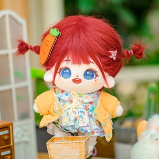 ตุ๊กตาฟิกเกอร์ IDol Qin Hongyan ผ้าฝ้าย ขนาด 20 ซม. 75V6 สีแดง ของเล่นสําหรับเด็กผู้หญิง