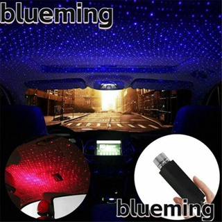 Blueming2 หลอดไฟบรรยากาศรถยนต์ สีแดง สีฟ้า สําหรับตกแต่งภายในรถยนต์
