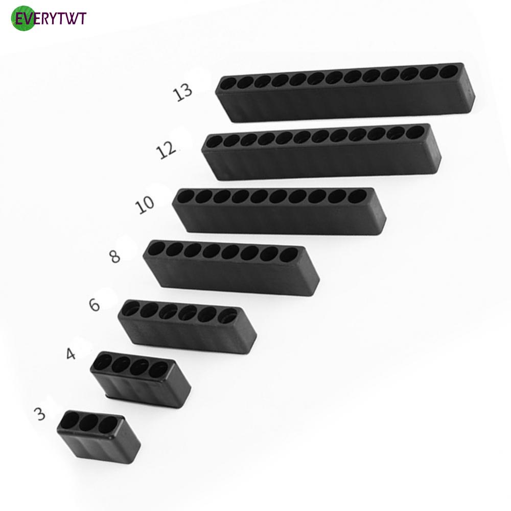 new-bit-holder-1-4-hex-tool-black-drill-flexible-plastic-plastic-practical-protect
