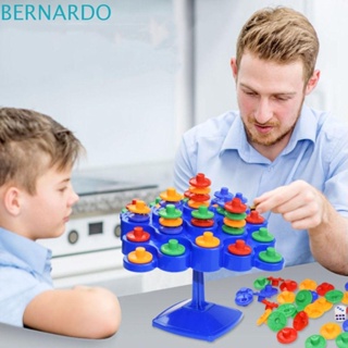 Bernardo เกมต้นไม้สมดุล อิฐประกอบ บล็อกสมดุล กระดานปริศนา ของเล่นคณิตศาสตร์มอนเตสซอรี่ สร้างสรรค์ เกมโต๊ะพลาสติก ของเล่นวันหยุด