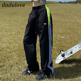 DaDulove💕 New American Ins High Street Striped Casual Pants Niche High Waist Loose Wide Leg Pants plus Size Trousers