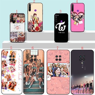 เคสโทรศัพท์มือถือนิ่ม พิมพ์ลายศิลปินเกาหลี TWICE สีดํา สําหรับ Redmi Note 9 9S 9 Pro 9 Pro Max 9T 10 10 Pro 4G H20