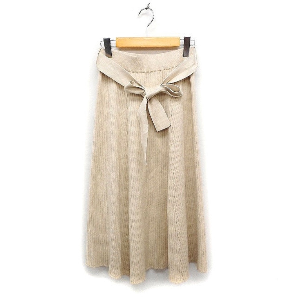 BEAMS HEART BEAMS HEART rib knit flared skirt long Direct from Japan