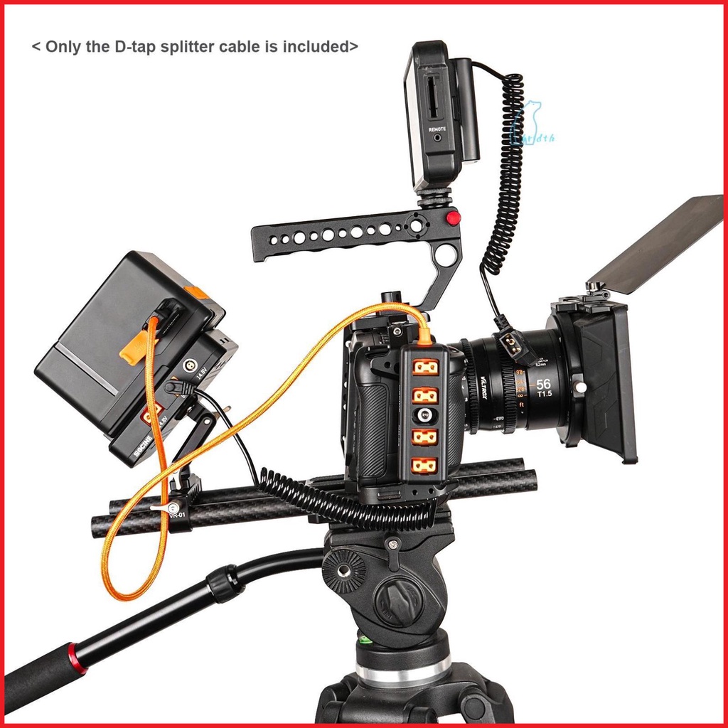 ZGCINE LM-P4 Adapter - 90° Winkel Stecker Mit 4 D-Tap Anschlüssen Für RED & Arri Kameras