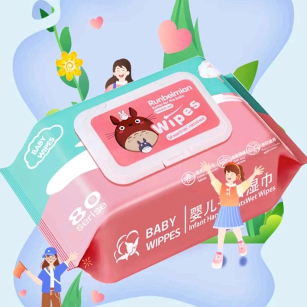 (ยกแพค 10 ห่อ) ทิชชูเปียก 1ห่อ80แผ่น ทิชชู่เปียก
ของเด็ก กระดาษเปียก ผ้านุ่มชุ่มชื่น อ่อนโยนต่อ
ผิว ปลอดภัยจากสารเคมี