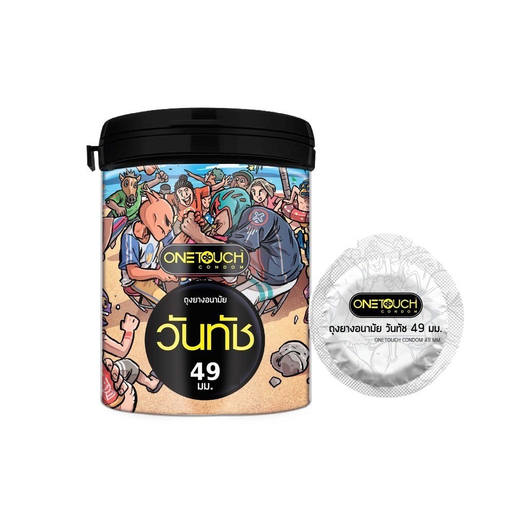 ถุงยางอนามัยวันทัช Onetouch ขนาด 49-52มม. รุ่น Limited รุ่นบาง 003 (12 ...