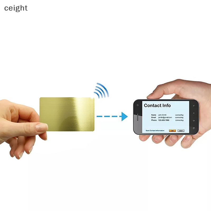 ceight-ชิปโลหะเปล่า-13-56mhz-ควบคุมการเข้าถึง-nfc-สําหรับนามบัตร