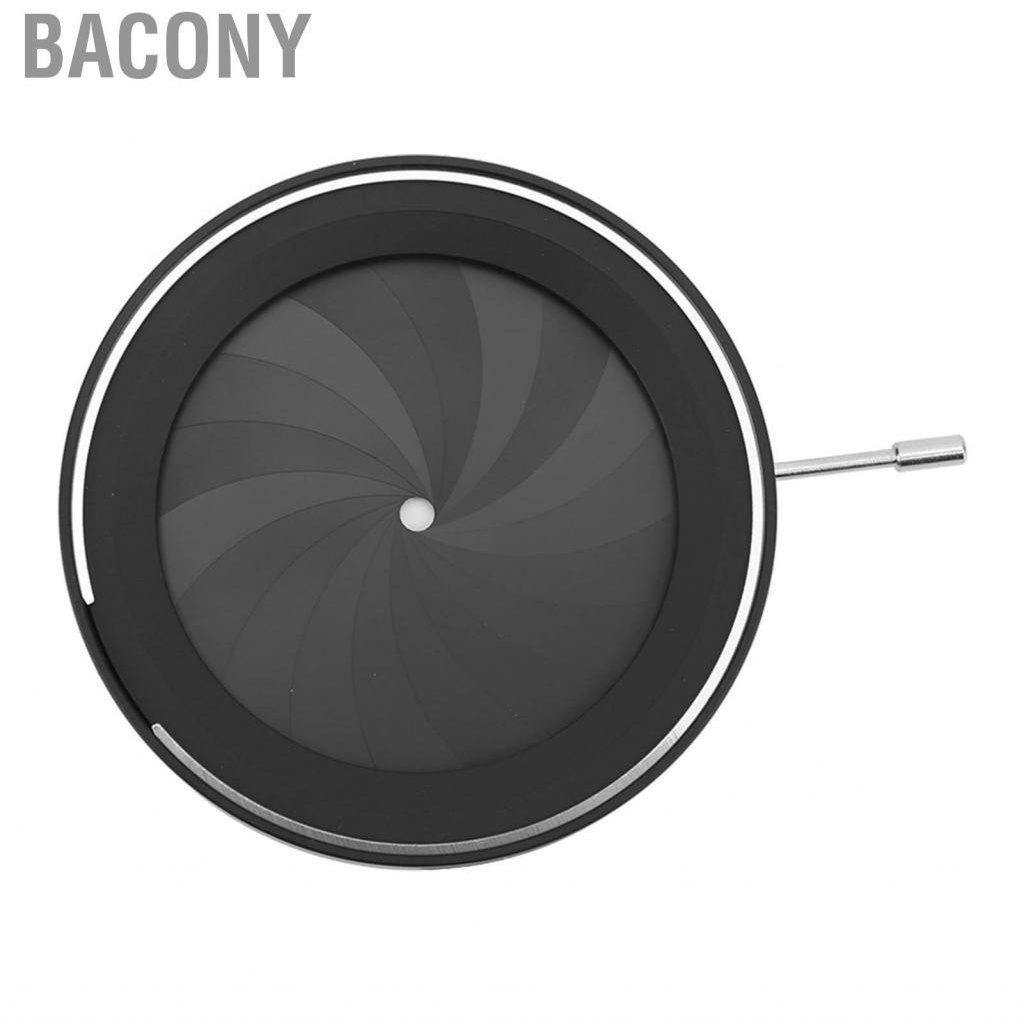 bacony-metal-aperture-diaphragm-handle-operation-compact-for