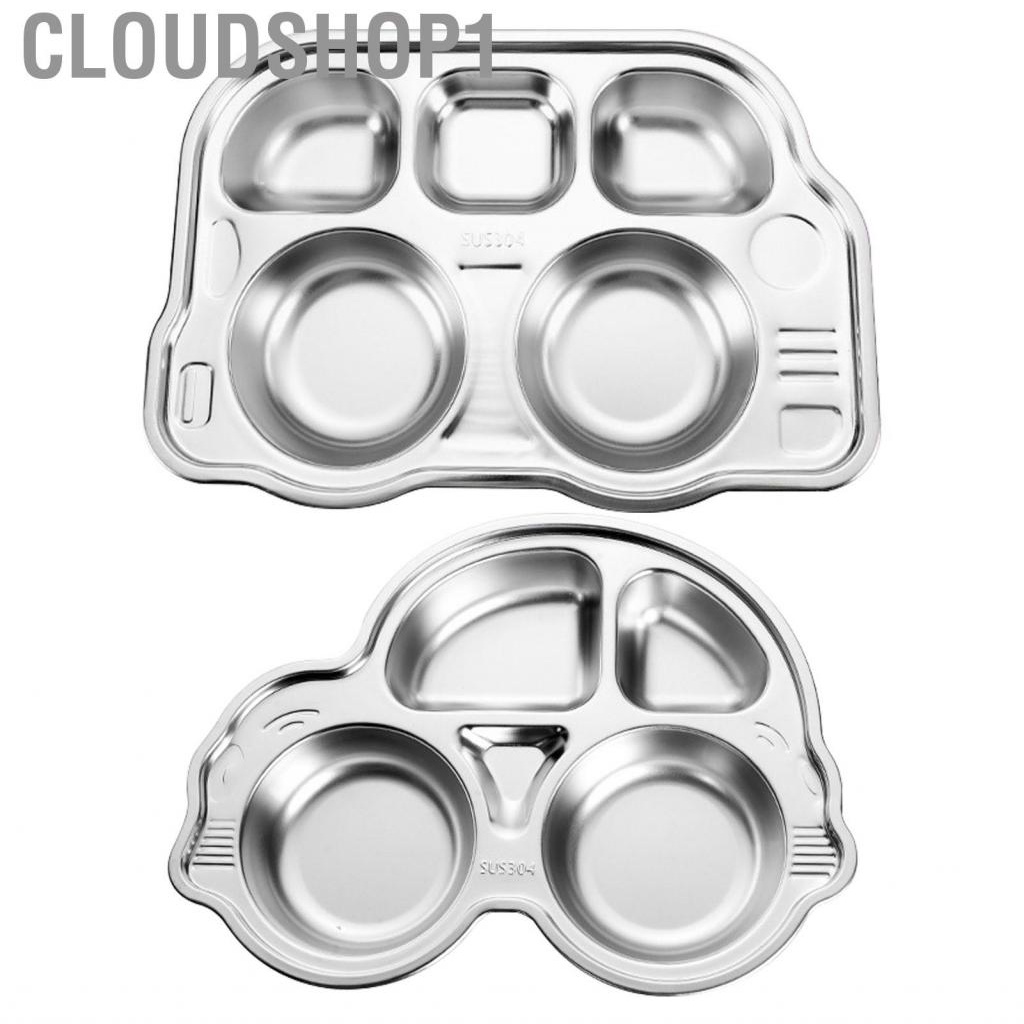 cloudshop1-stainless-steel-divided-drop-proof-cartoon-dinner-tray-easy-cleaning-safe-for-school-children