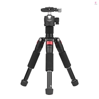 Andoer 5-section Aluminum Alloy Tripod with 1/4" Screw Mount for DSLR ILDC Cameras