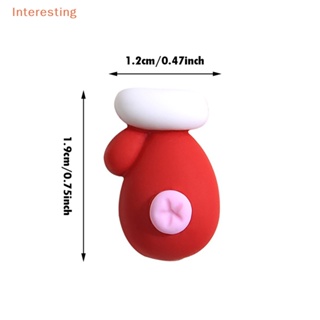 [Interesting] ใหม่ ฟิกเกอร์เรซิ่น รูปการ์ตูนคริสต์มาสน่ารัก ขนาดเล็ก อุปกรณ์เสริม สําหรับทําเครื่องประดับผม 10 ชิ้น