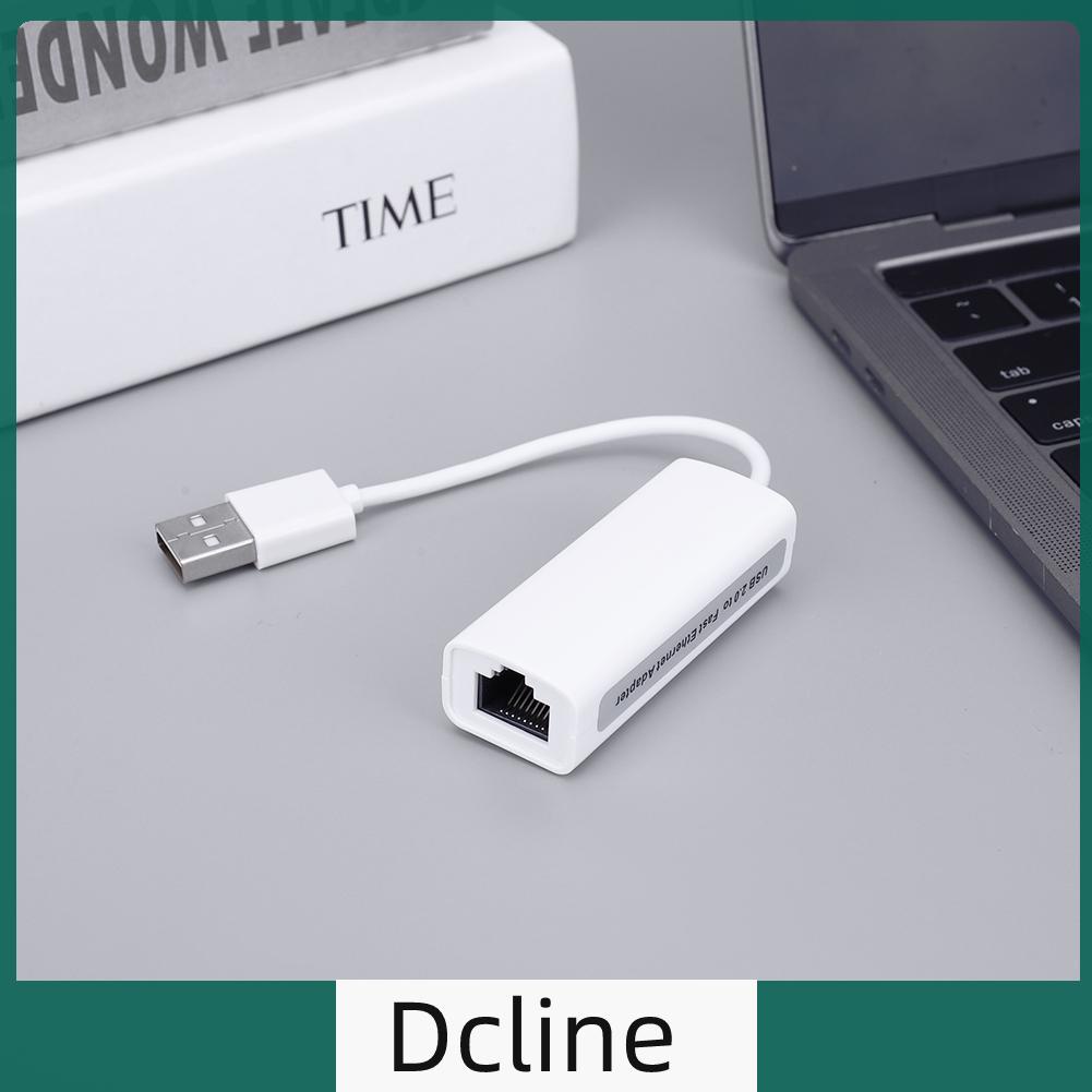 dcline-th-อะแดปเตอร์เครือข่ายอินเตอร์เน็ต-usb-100mbps-ป้องกันการรบกวน-สําหรับ-macbook-wii-tablet