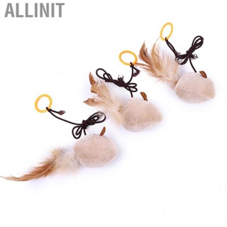 Allinit Feather Toy Interactive Funny with Bell for Indoor and Outdoor Activities