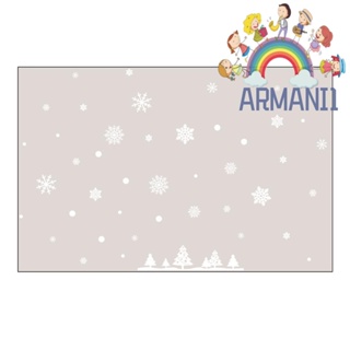 [armani1.th] สติกเกอร์ ลายเกล็ดหิมะ คริสต์มาส ลอกออกได้ สําหรับติดตกแต่งผนังบ้าน (5)