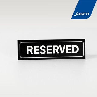 ภาพหน้าปกสินค้าJasco ป้ายจองโต๊ะ พับได้ Reserved sign #PS-80050 ที่เกี่ยวข้อง