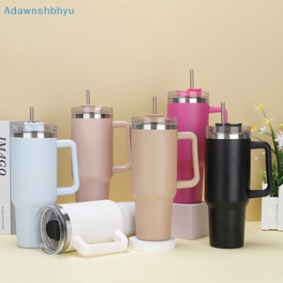 Adhyu ขวดน้ําสเตนเลส มีฉนวนกันความร้อน 40 ออนซ์ พร้อมที่จับ พกพาง่าย ไร้ BPA สําหรับเดินทาง