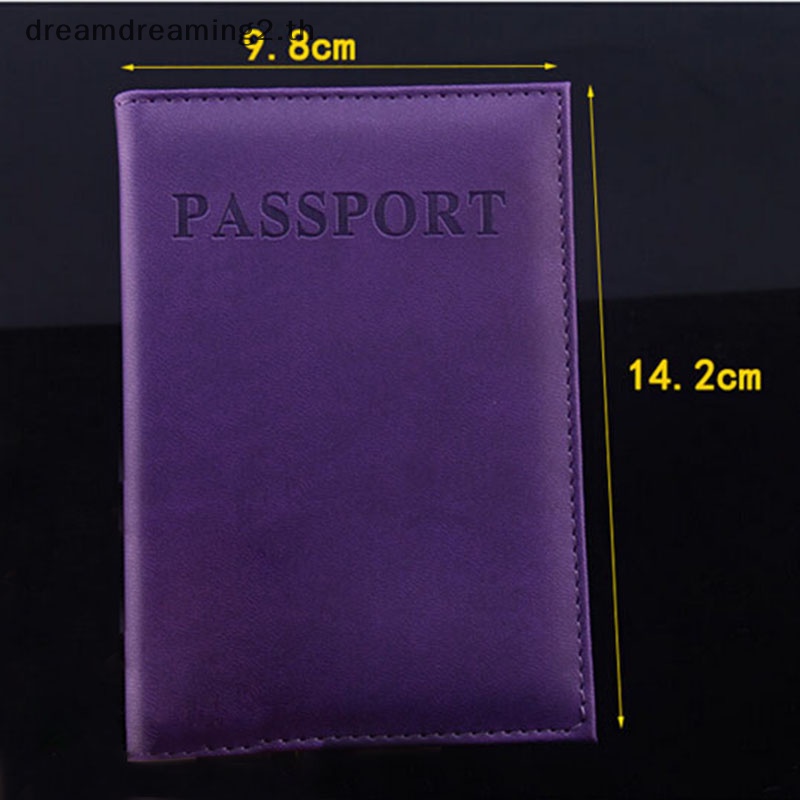 ใหม่-ซองหนังเทียม-สําหรับใส่หนังสือเดินทาง-บัตรประจําตัวประชาชน-เหมาะกับผู้หญิง-ผู้ชาย