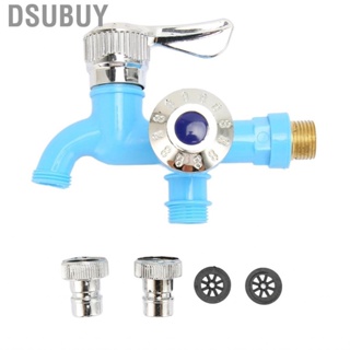 Dsubuy Mop Pool Tap  1 Input 2 Outputs Sealed Washing Machine Taps Easy To Assemble Ergonomic Separate Spout Universal for