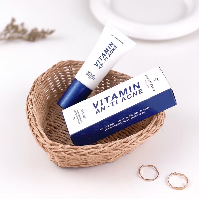 เจลละลายสิวฟาวเดอร์-ครีมลดรอย-ฟาวเดอร์-founderskin-vitamin-an-ti-acne-ช่วยลดสิวอุดตัน