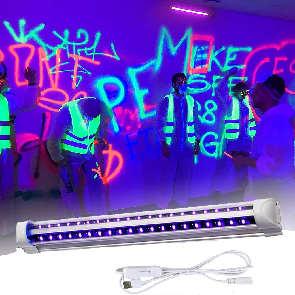 แสงยูวีสีดำ LED น้ำท่วมไฟดิสโก้เวทีปาร์ตี้แสงแสงอัลตราไวโอเลตหลอด ...