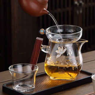 [พร้อมส่ง] ชุดถ้วยชา แก้วหนา ทนความร้อน ระดับไฮเอนด์ อุปกรณ์เสริม สําหรับชงชา ชาแต่ละคน Di