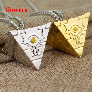 Flowers เครื่องประดับ สร้อยคอ จี้รูปพีระมิด ตาแห่งฮอร์รัส มิลเลเนียม D Yu-Gi-Oh