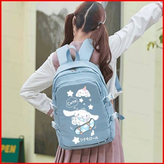 Fash Sanrio Kuromi Cinnamon Pochacco กระเป๋าเป้สะพายหลัง กระเป๋านักเรียน อเนกประสงค์ ความจุขนาดใหญ่ สําหรับผู้หญิง