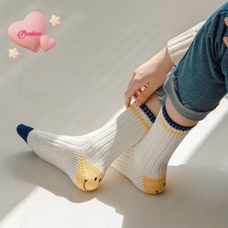 Purelove&gt; ถุงเท้าถัก ผ้าขนสัตว์ ให้ความอบอุ่น สไตล์เกาหลี สําหรับผู้หญิง
