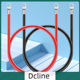 [Dcline.th] สายเคเบิลแบตเตอรี่ ทองแดง 5AWG M8 M10 สําหรับอินเวอร์เตอร์พลังงานแสงอาทิตย์รถยนต์