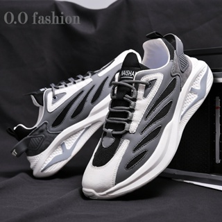 O.O fashion   รองเท้าผ้าใบผู้ชาย รองเท้าลำลองผู้ชาย  ผ้าใบแฟชั่น สไตล์เกาหลี กีฬากลางแจ้ง ทำงาน ลำลองChic fashion สวย Stylish D23D03W 37Z230910