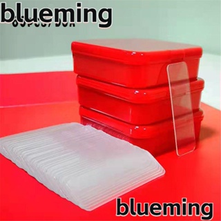 Blueming2 สติกเกอร์เทปใส สองด้าน กันลื่น ล้างได้ สําหรับติดตกแต่งรถยนต์ 60 120 ชิ้น
