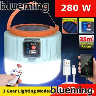Blueming2 โคมไฟฉุกเฉิน LED พลังงานแสงอาทิตย์ สําหรับตั้งแคมป์ เต็นท์