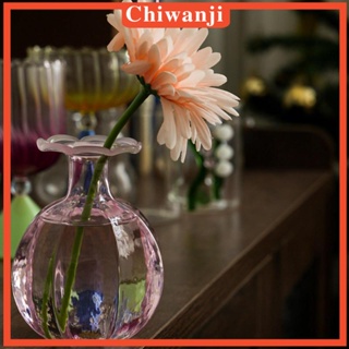[Chiwanji] แจกันแก้ว ขนาดเล็ก สําหรับใส่ดอกไม้ ตกแต่งโต๊ะ ห้องนอน งานอีเวนท์