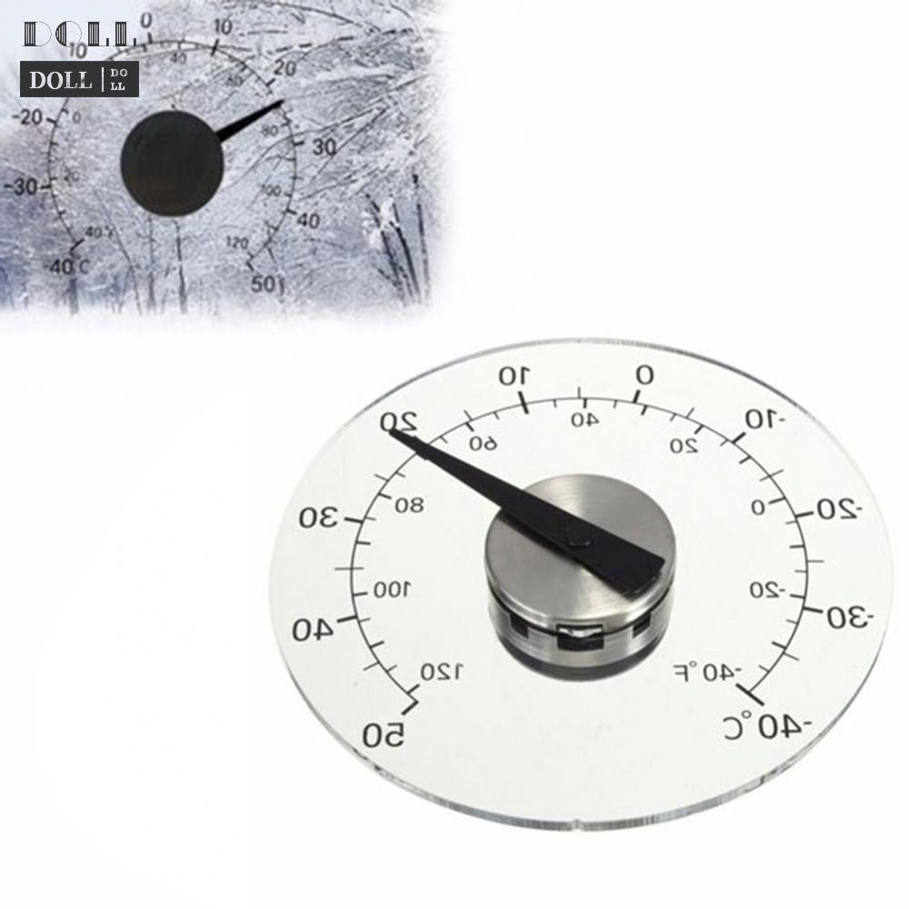 ⭐NEW ⭐High Sensitivity Circular Glass Thermometer Waterproof Outdoor Temperature Gauge Shopee