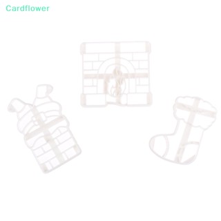 &lt;Cardflower&gt; แม่พิมพ์ ลายคริสต์มาส ซานตาคลอส ปล่องไฟ DIY สําหรับทําขนม คุกกี้ บิสกิต เค้ก ฟองดองท์ เบเกอรี่ ลดราคา 1 ชิ้น