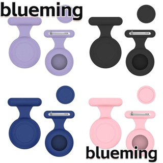 Blueming2 ตัวติดตาม พร้อมหมุดซ่อน ที่จับซิลิโคน แบบซ่อนได้ สําหรับเด็ก ผู้สูงอายุ เสื้อผ้านุ่ม สําหรับ AirTag